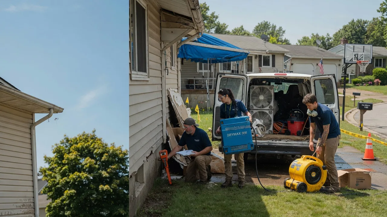 Ceiling Leak Cleanup in Westfield, VT near me